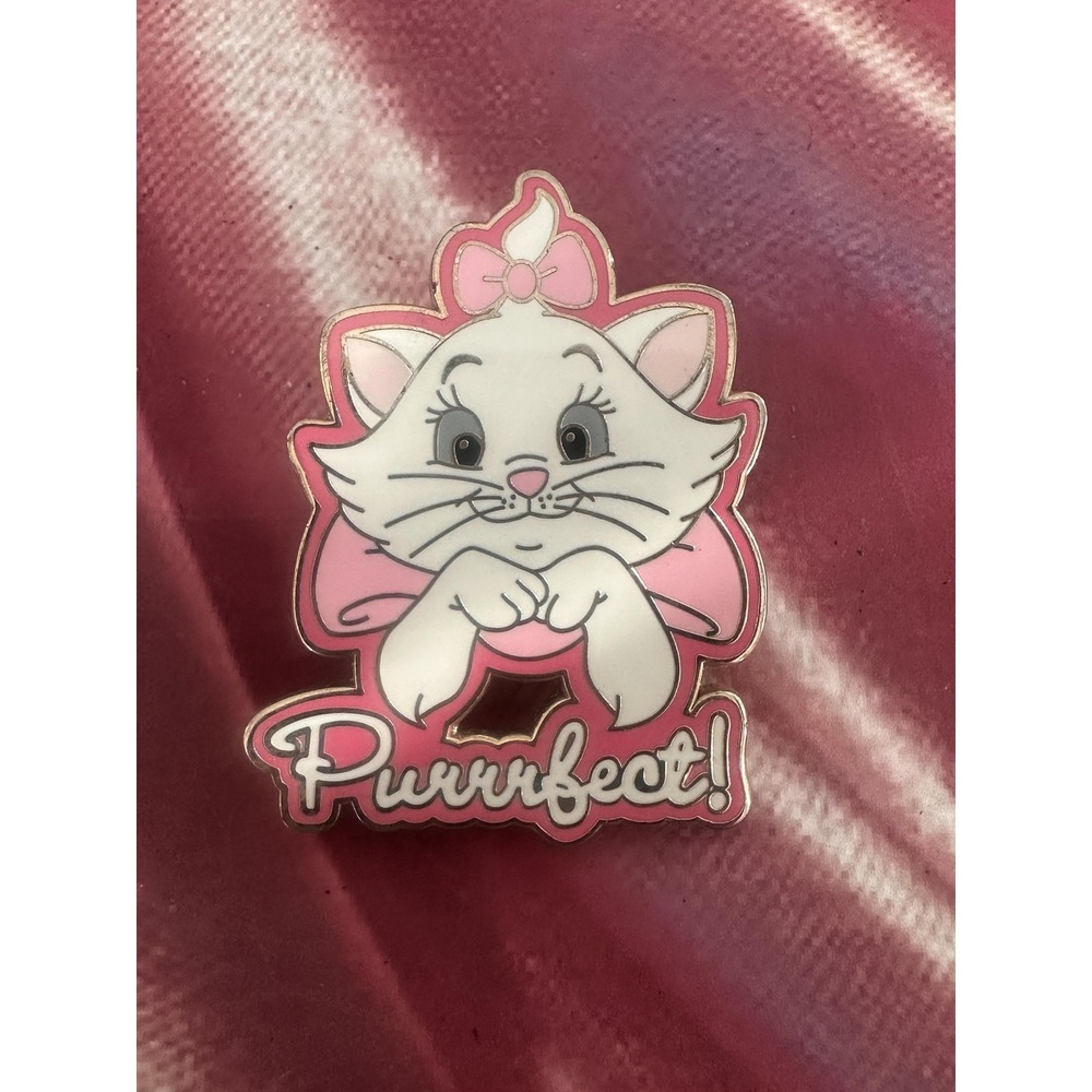 Disney Marie Aristocats Purrrfect 2008 Cute‎ Enamel Trading Collectible Pin